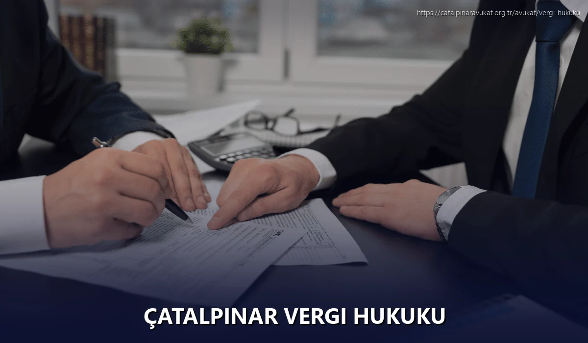 Çatalpinar Vergi Hukuku